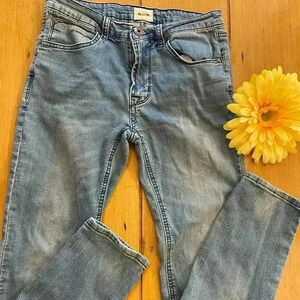 Hudson girl skinny light blue jeans  size‎ 14